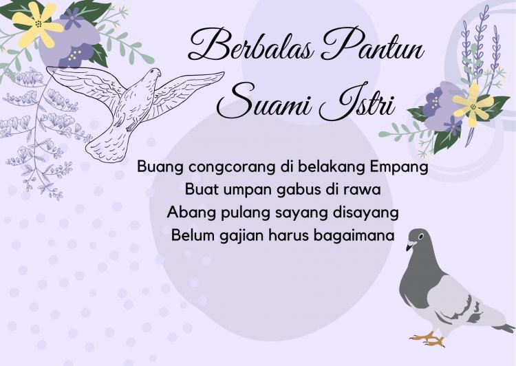 Berbalas Pantun Suami Istri