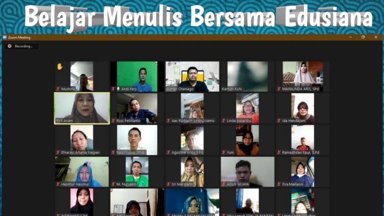 Menulis Artikel Bersama Edusiana