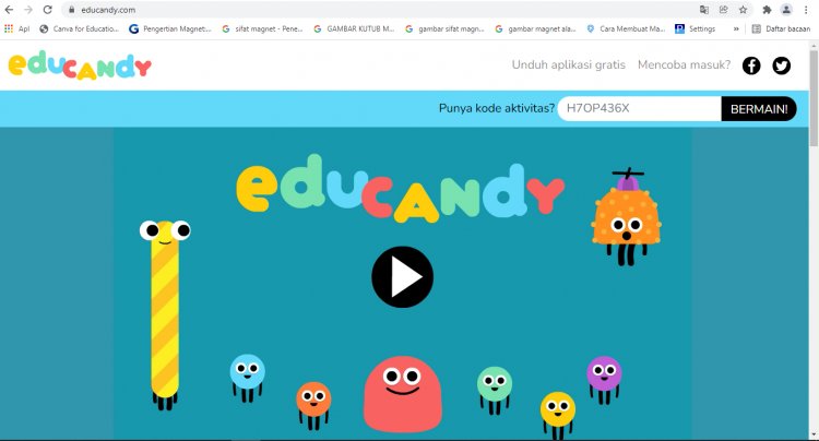 Membuat Game Interaktif untuk Siswa Menggunakan Educandy