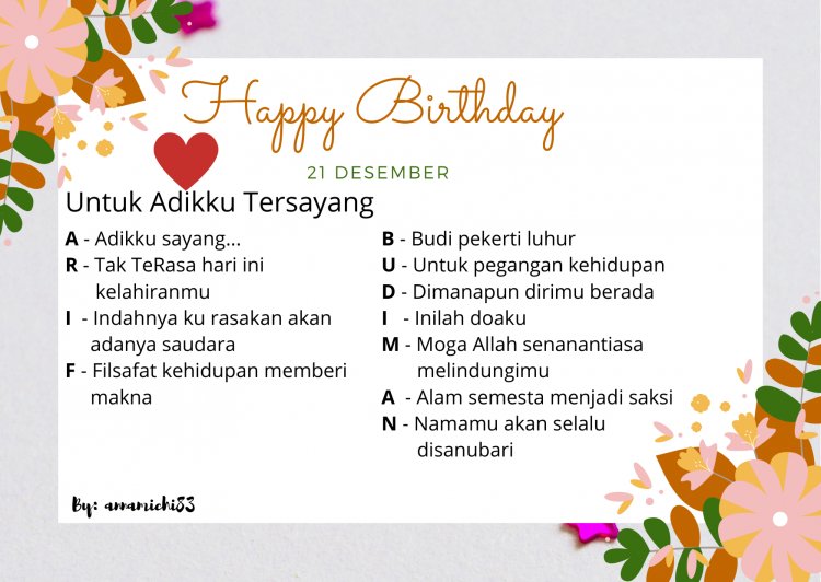 Happy Birthday
