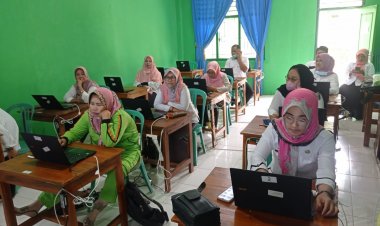Sosialisasi Penggunaan Website di UPTD SDN 2 Sukadana Pasar