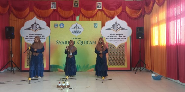 MENYIAPKAN GENERASI EMAS MELALUI GEBYAR MTQ PELAJAR PANCASILA