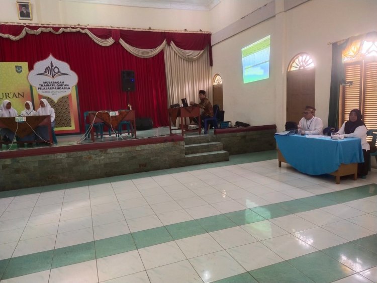 MENYIAPKAN GENERASI EMAS MELALUI GEBYAR MTQ PELAJAR PANCASILA
