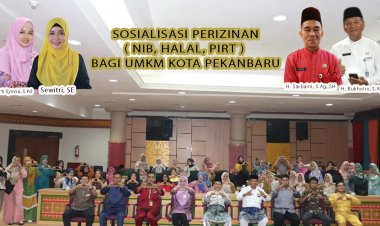 Sosialisasi Sertifikat Halal oleh HCCM KP Riau bersama DPD AMPI, Dinas Koperasi dan UKM Kota Pekanbaru