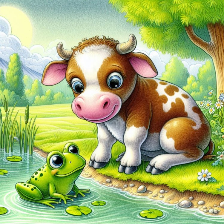 Petualangan Anak Katak dan Anak Lembu