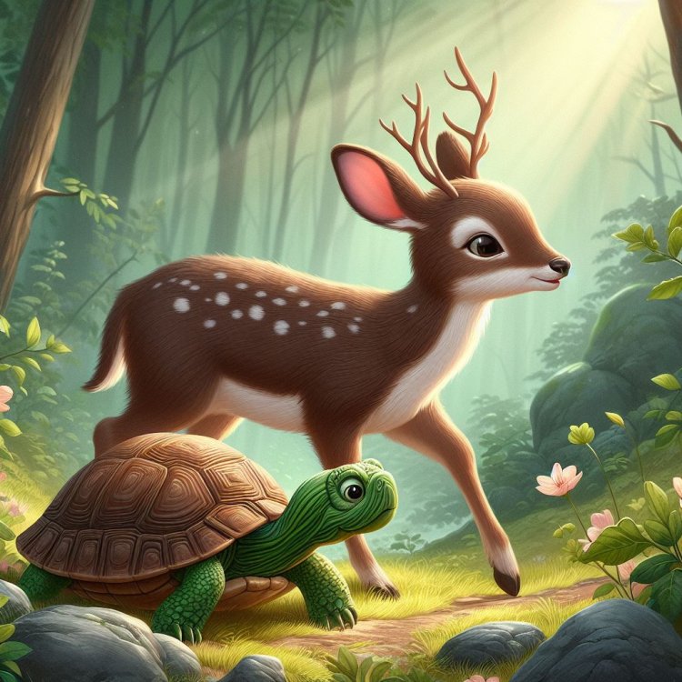 Kancil dan Kura-Kura: Hikmah Kebaikan Hati