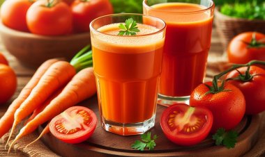 Warna-warni Kesehatan: Jus Wortel dan Tomat, Duo Superfood untuk Kehidupan Berkualitas