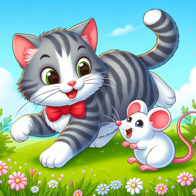 Jejak Pertemanan: Si Kucing dan Si Tikus