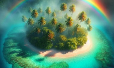 Pulau Tersembunyi di Balik Pelangi