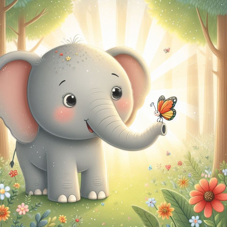 Kisah Sahabat Si Gajah dan Si Kecil Kupu-kupu