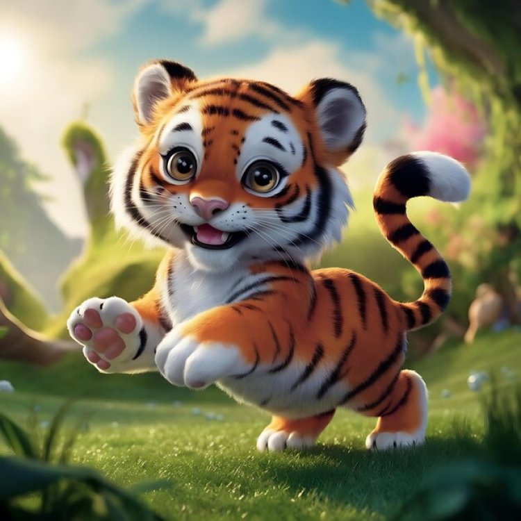 Harimau Kecil yang Suka Bermain