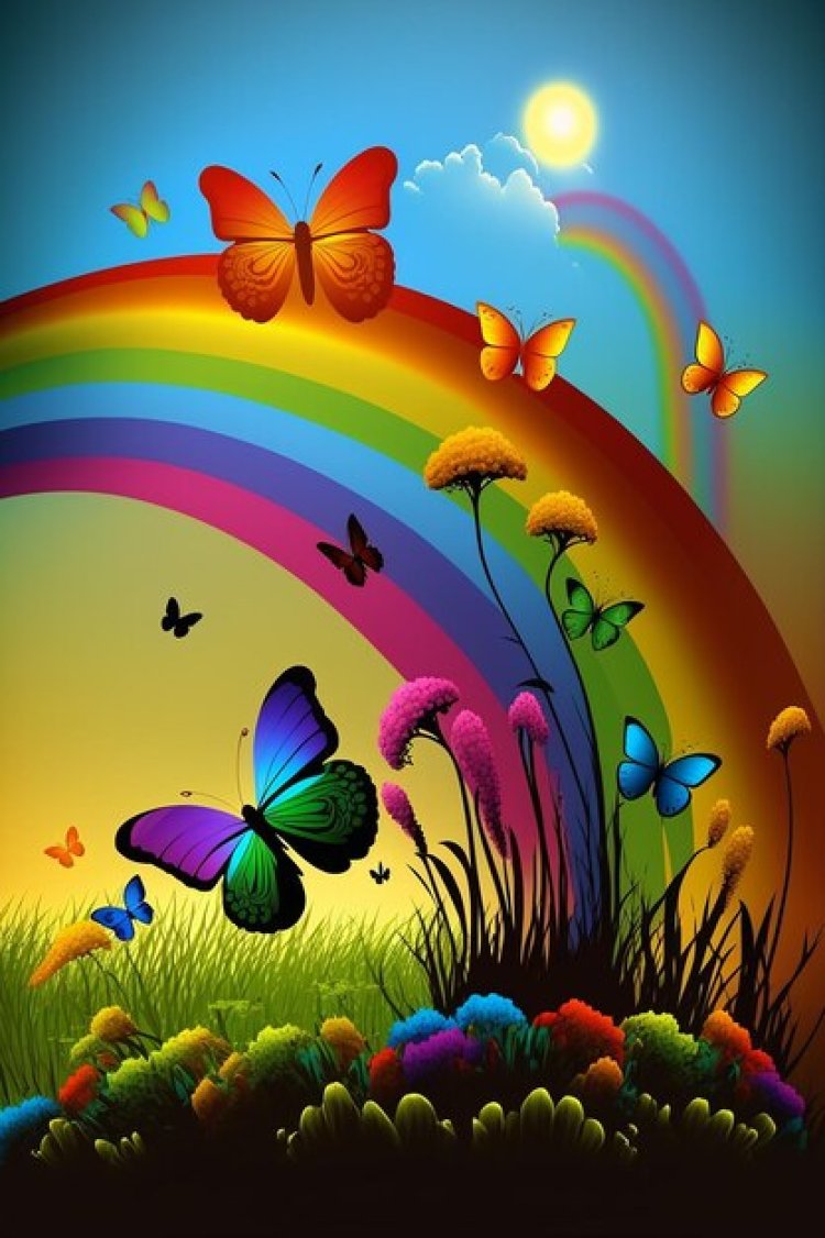 Kupu-Kupu dan Pelangi Ajaib