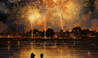 Kembang Api di Senja