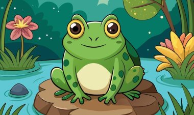 Si Katak dan Danau Ajaib yang Bersinar