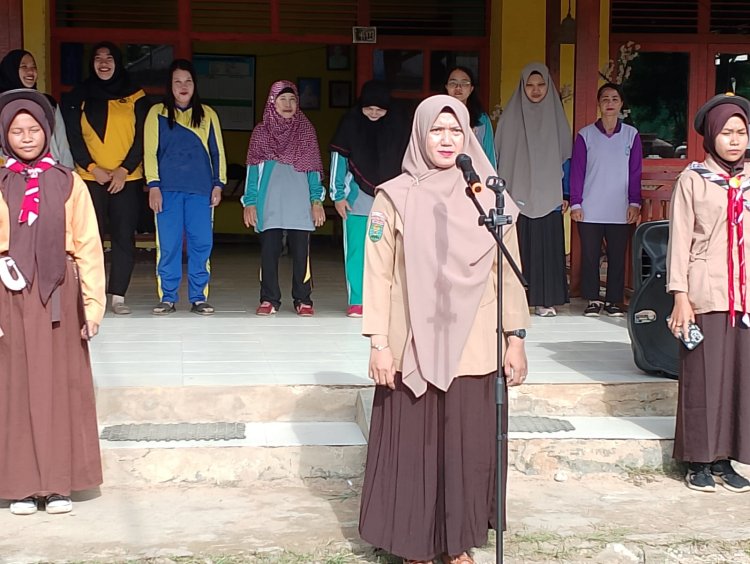 Siswa Kreatif di Pesta Siaga SDN 01 Subah.