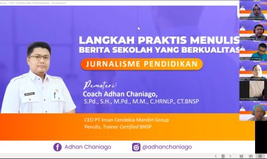 Pelatihan Menulis Berita : Cendekia Muslim Institute Mengadakan Kelas Jurnalistik Angkatan 2