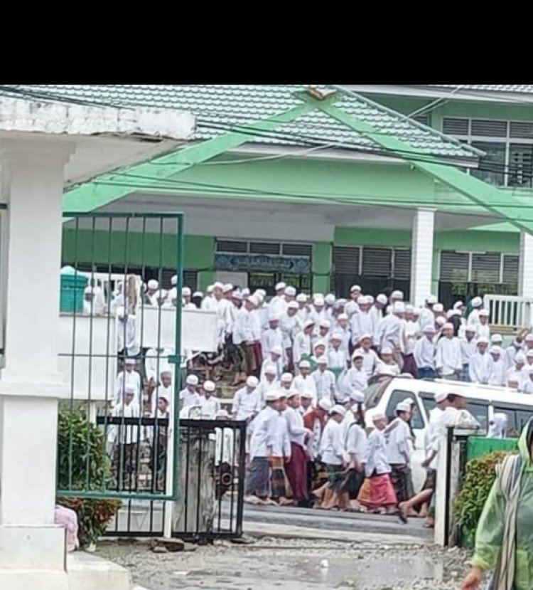Rombongan Guru Pesantren Batu Korong Lakukan Studi Banding ke Mustafawiyah Purba Baru