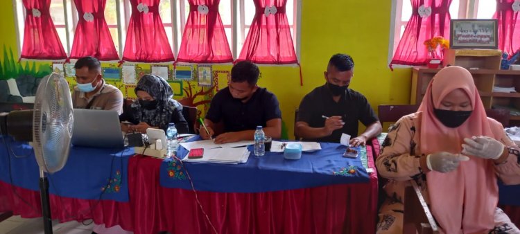 Vaksinasi Covid-19 Anak Usia 6-11 Tahun di SD Negeri 011 Titian Resak