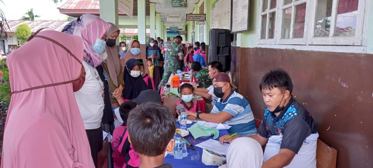 Vaksinasi Covid-19 Anak Usia 6-11 Tahun di SD Negeri 011 Titian Resak