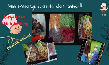 Mie Pelangi, Cantik Dan Sehat !!!
