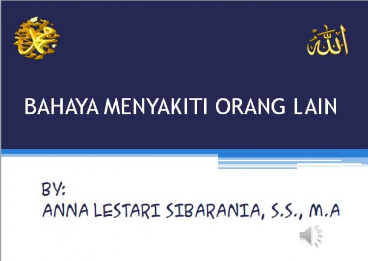 Materi: Bahaya Menyakiti Orang Lain