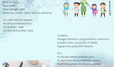 Terima kasih tak terhingga guruku