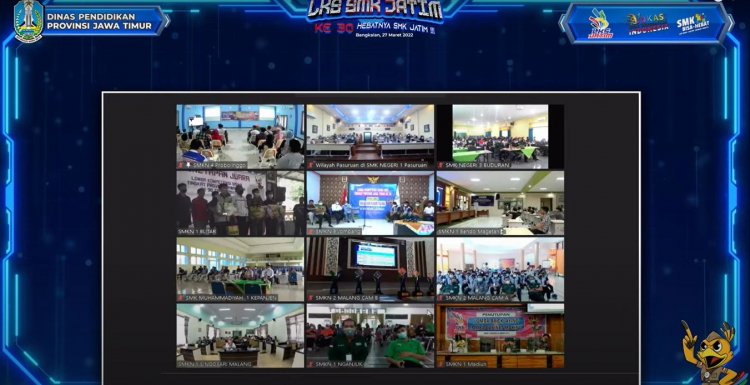 Penutupan LKS SMK Provinsi Jawa Timur ke 30