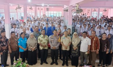 6 SEKOLAH SMA/SMK DI SIMALUNGUN CABDIS WILAYAH VI MELAKSANAKAN SOSIALISASI SEKOLAH BERSINAR  PENCEGAHAN PERUNDUNGAN DAN JUDI ONLINE