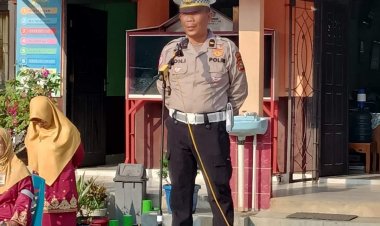 Antusiasme Tinggi Siswa SD Negeri 005 Titian Resak pada Upacara Bendera Hari Senin