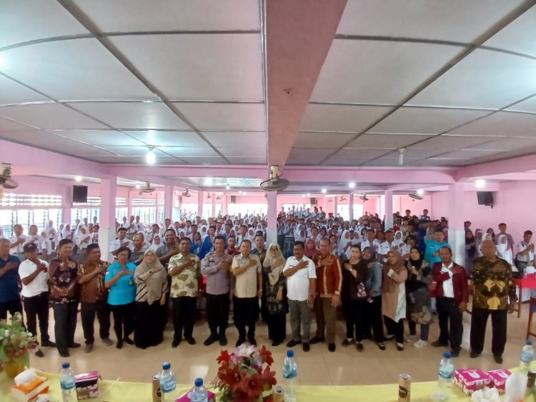 6 SEKOLAH SMA/SMK DI SIMALUNGUN CABDIS WILAYAH VI MELAKSANAKAN SOSIALISASI SEKOLAH BERSINAR  PENCEGAHAN PERUNDUNGAN DAN JUDI ONLINE