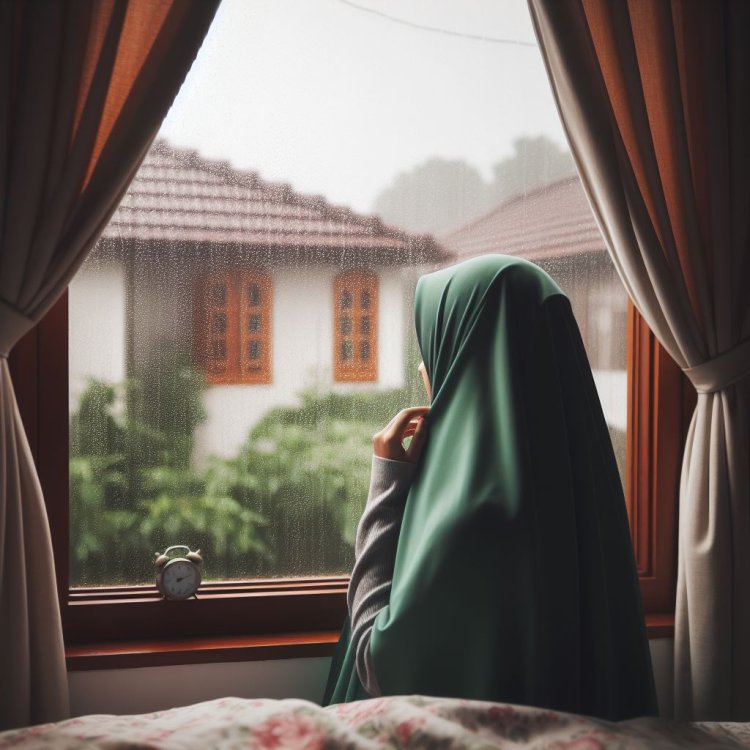 Embun Rindu di Pelukan Hujan