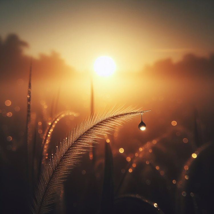 Tentang Perjalanan Tetes Embun di Daun-daun Pagi