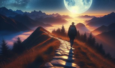 Meniti Jejak Awan di Langit Purnama