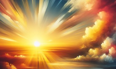 Semburat Mentari di Puncak Langit