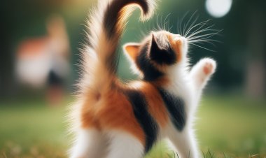 Petualangan Si Kucing Kecil di Taman