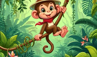 Petualangan Si Monyet Ceria di Hutan Rimba