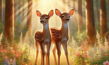 Riko dan Rina, Rusa Kembar di Hutan