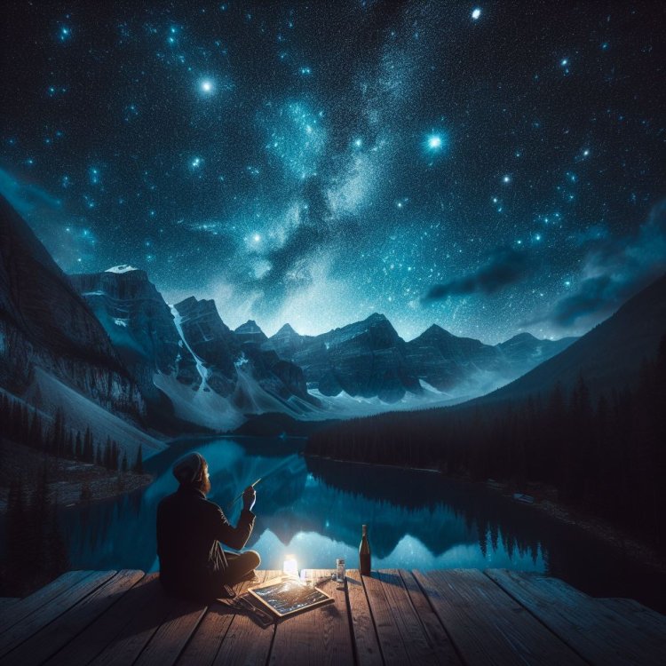 Langit Malam yang Diam: Melodi Keheningan