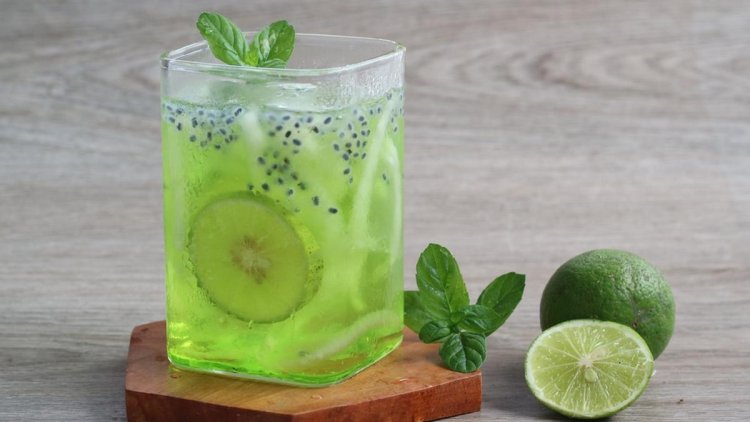 Es Minuman Timun Serut Jeruk Nipis Biji Selasih: Segar dan Menyehatkan