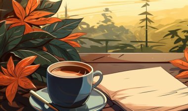 Lukisan Pagi dalam Secangkir Kopi