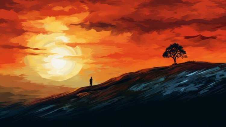 Lukisan Bayang Senja