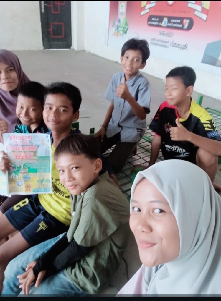 Guru Pesantren Batu Korong Sosialisasikan Program di Desa Tulaan, Gunung Meriah